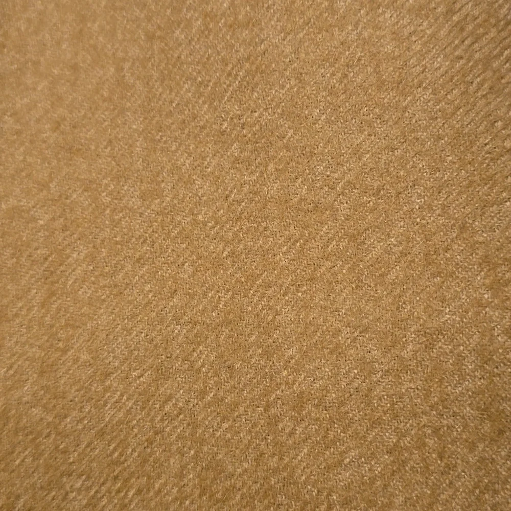 JOHANNA HOWARD Dip-Dye Throw, Camel, 100% Baby Alpaca, Retail Price $450.00US